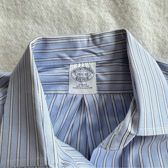 Brooks Brothers Men’s Long Sleeve Button Down Shirts Bundle set of Two 15.5-32 - Picture 2 of 11